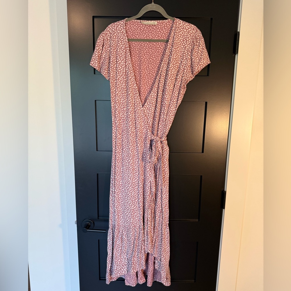 Abercrombie & Fitch Pink Wrap Dress